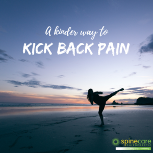 Kicking back pain with kindness